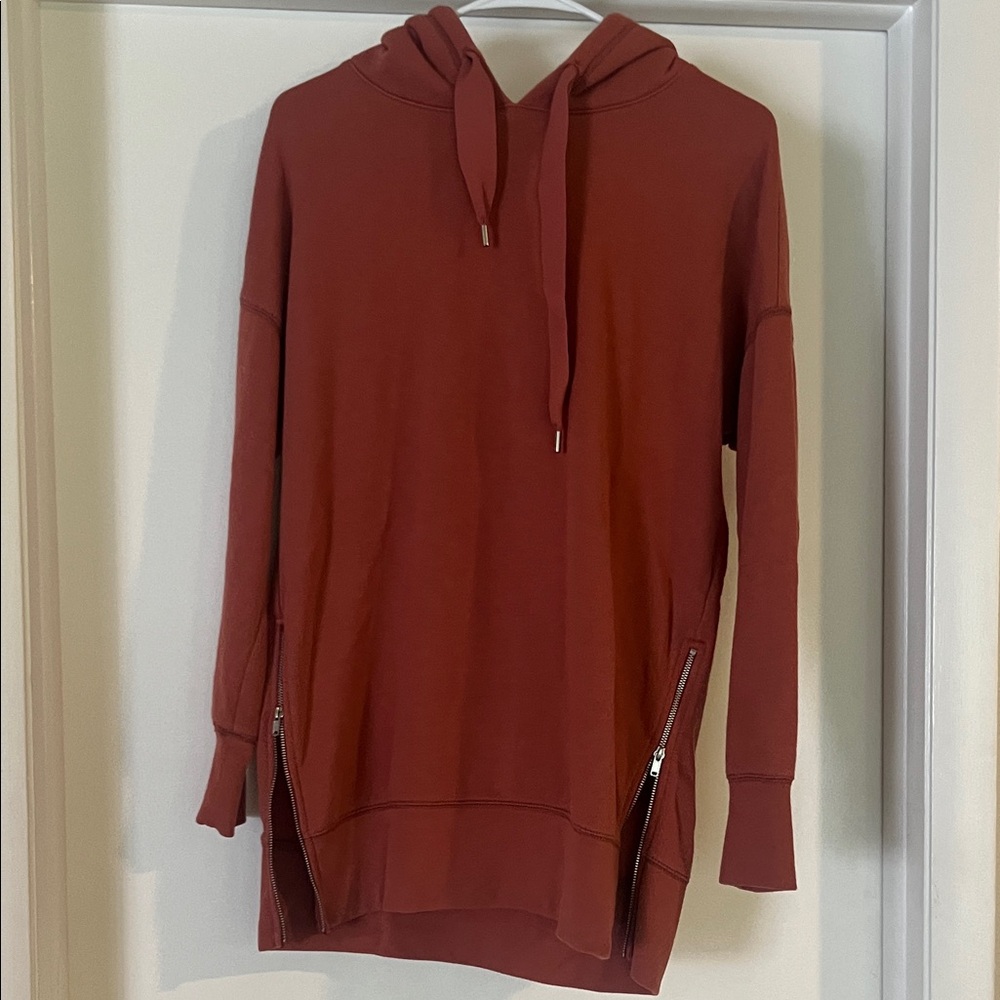 Aerie Rust Oversized Hoodie Jacket